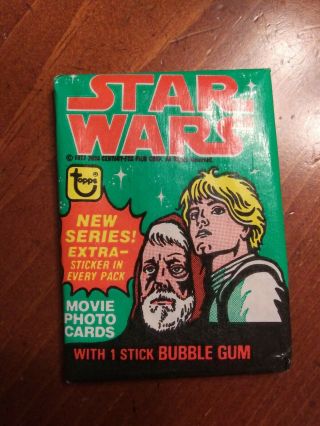 1977 Topps Star Wars Series 4 Wax Pack