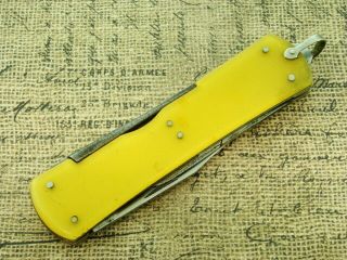 Vintage Ka - Bar Union Cut Co Olean Ny Fly Fishing Jack Pocket Knife Kabar Knives