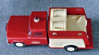 Vintage 1960 ' s Tonka Jeep Gladiator Pumper Fire Truck With Light 52700 3