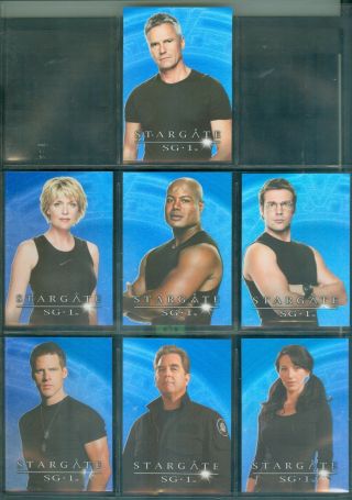 Stargate Sg - 1 Season 9 (cp1 - 7) Cast Posters 7 Card Insert Set