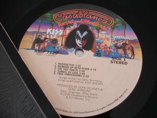 KISS Ace Frehley Solo LP Casablanca NBLP 7121 Misprint w/Gene ' s Face on Labels 2