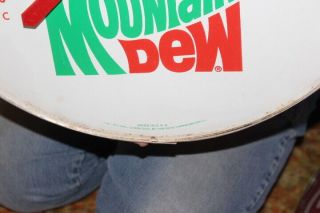 Large Vintage Mountain Dew Soda Pop Gas Oil 18 