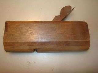 Antique Vintage Wooden Rounded (convex) Wood Planer