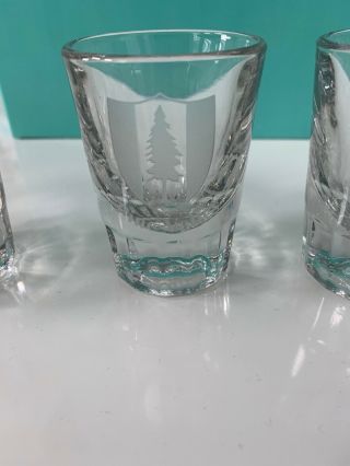 Pine Valley Shot Glasses (6) 1 Course In The World 2