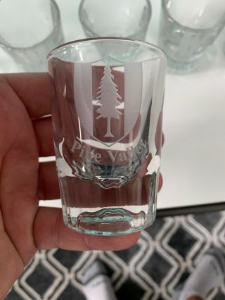 Pine Valley Shot Glasses (6) 1 Course In The World 3