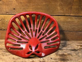 Antique Cast Iron Tractor Seat Implement Horse Drawn Farm Barn Tool Disc Plow