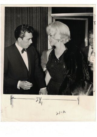 Vintage Marilyn Monroe Jose Bolanos Golden Globes 1962 Globe Photo