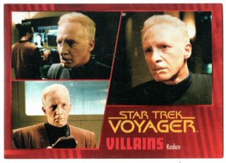 Star Trek Voyager Heroes & Villains Base Parallel 48 Kadan 002/100