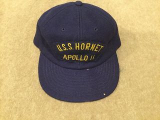 U.  S.  S Hornet Apollo 11 Cap,  Harvard Sports Headwear.