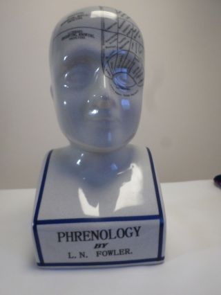 Phrenology Head By L.  N.  Fowler Antique Vintage Medical Science Stationers Hall