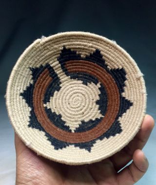 Small Old Vtg Native American Wedding Basket Navajo Indian Pueblo