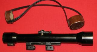 German Rifle Scope Carl Zeiss Jena Zielvier With 10mm Mount And Special Reticle