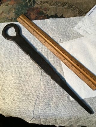 Rev War 18th Century Hand Forged All Iron Screw Driver Made From File 1780’s