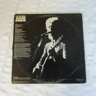 David Bowie The Man Who The World Vinyl LP RCA 1972 VG/VG,  w/ Lyrics IS 2