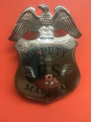 Obsolete - Vintage 1950’s Deputy U.  S.  Marshal Shield (irvine & Jachens)