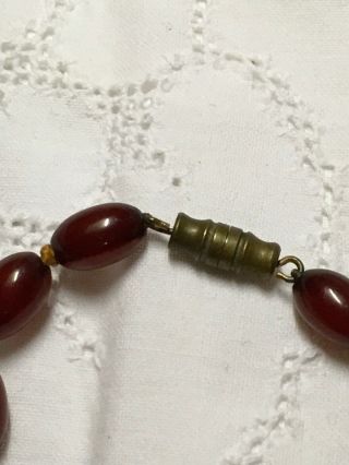 Antique Cherry Amber Graduated Bead Necklace - 56 Grams 3