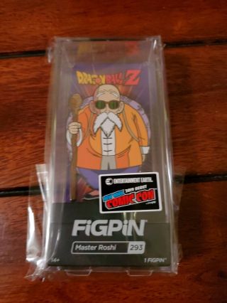 Nycc 2019 Ee Figpin Dragon Ball Z - Master Roshi Figpin 293 Dbz In Hand