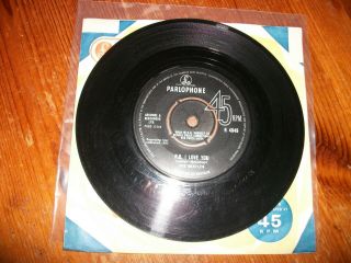 BEATLES 1964 LOVE ME DO REISSUE VERY GOOD PLUS.  play.  sounds very good. 2
