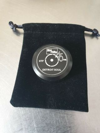 Northern Soul Record Centre Adaptor Black And Silver Inlay Bespoke