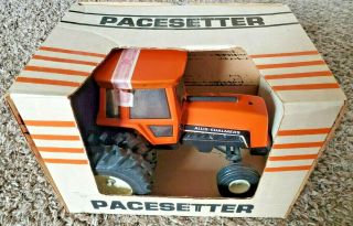 1984 Pacesetter Vodka No.  4 Allis Chalmers " Big Orange " Tractor Decanter