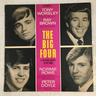 The Big Four - Normie Rowe,  Ray Brown,  Tony Worsley,  Peter Doyle Vinyl Lp 1965