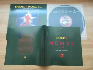 Enigma - Mcmxc A.  D.  The Limited Edition 1991 Korea Orig Vinyl Lp Insert Nm Rare