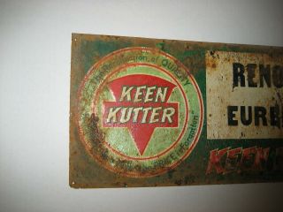 VINTAGE KEEN KUTTER TOOLS STORE TIN SIGN 2