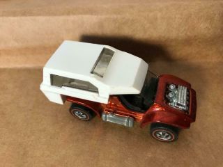 Power Pad Dune Buggy Redline Red Hot Wheels Car Die Cast Mattel Old Toy