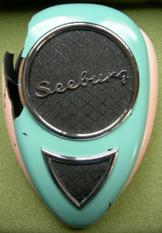 Vintage Seeburg Teardrop Rsi - 8 Jukebox Remote Speaker
