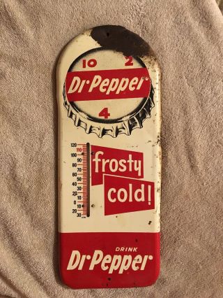 Dr Pepper Advertising Thermometer Sign
