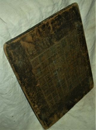Antique 1750 - 1780 Revolutionary War Era Double Sided Game Board Primitive Vafo