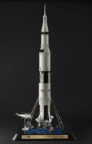 Bandai Otona No Chogokin Apollo 13 And Saturn V Rocket 1/144 Japan