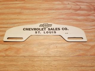 Chevrolet Co St.  Louis Missouri License Plate Topper Chevy Lowrider