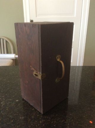 Vintage Wood Tool Box ? 14 3/4” X 7 1/4” X 6 1/2” Deep