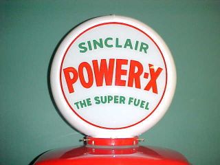 Sinclair Power - X Gas Pump Globe