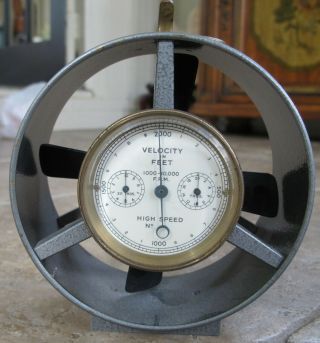 Vgc Vintage Short & Mason London Anemometer Wind Flow Meter