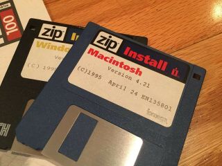 Iomega Zip 100 removable disk drive,  vintage SCSI,  Z100S 2