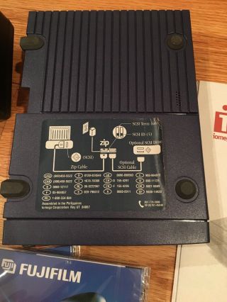 Iomega Zip 100 removable disk drive,  vintage SCSI,  Z100S 3
