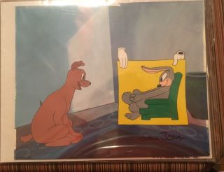 Chuck Jones Presto Change - O Bugs Bunny One Of One Exhibition Cel With