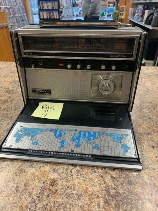Vintage Sony Crf - 5090 Am/fm/sw Earth Orbiter Radio