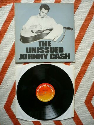 Johnny Cash The Unissued Vinyl 1978 Cbs Special / Bear Family 1st Press A1/b1 Lp