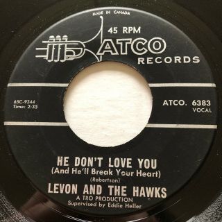 Northern Soul Levon & The Hawks He Don 