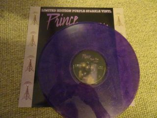 Rare Purple Coloured Vinyl Prince Purple Rain In Concert Vinyl Lp Album