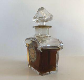 Vintage Guerlain Mitsouko Perfume BACCARAT Bottle 3/4 Full 2