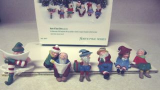 Dept.  56 North Pole Series,  (have A Seat Elves),  Christmas 1998 Very Cute