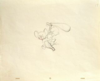 Production Drawing Of Jerry & Quacker Fr Tom & Jerry 