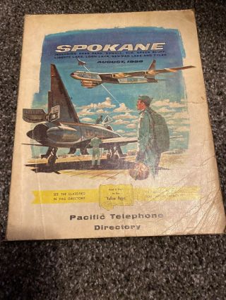 Spokane Pacific Northwest Bell Telephone Directories - 12 Copies Diff Years