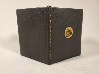 Vintage 1931 The Prophet Kahlil Gibran Eighth Printing Pocket Edition