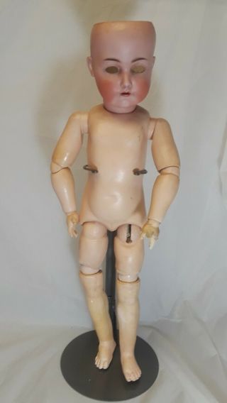 Simon Halbig Antique German Bisque Doll 25 " Tall Repair/parts