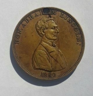 1860 Abraham Lincoln Presidential Campaign Token